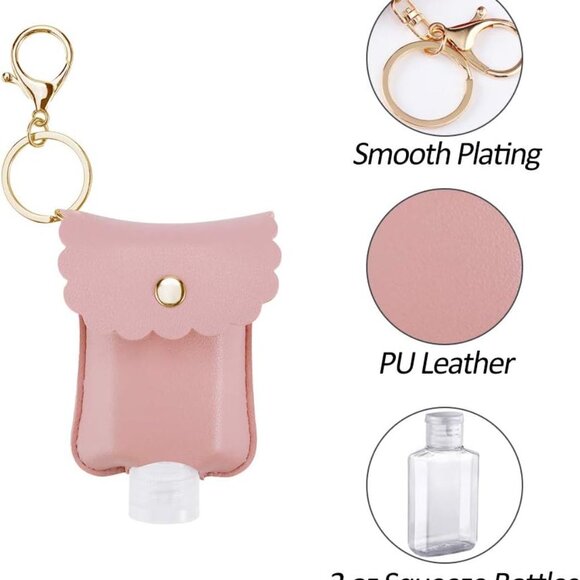 Hand Sanitizer Holder, 3 Pack Mini Hand Sanitizer Bulk Holder, Portable Squeeze - Picture 6 of 7